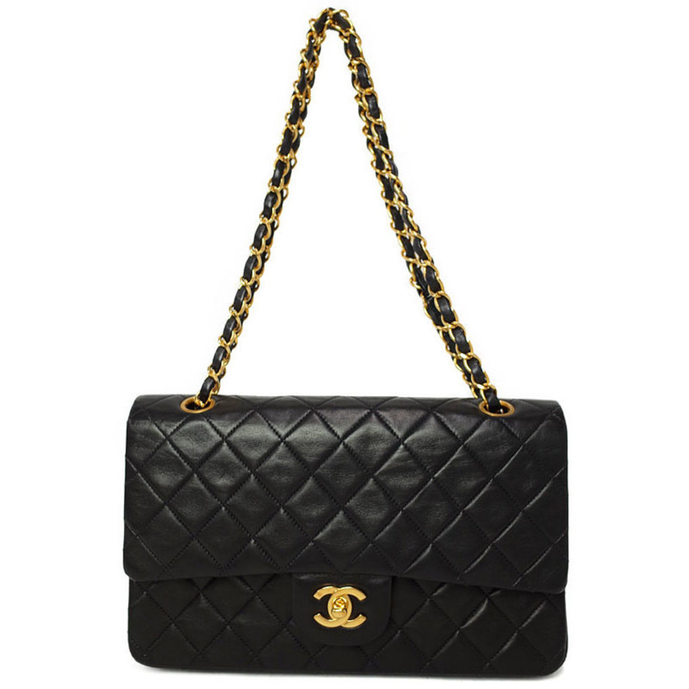 Chanel Matelasse Chain Shoulder Bag Black